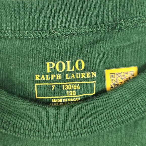 Polo Ralph Lauren Big Boys shirt Banner-Stripe Cotton Jersey Crew Neck T-shirt s - Picture 3 of 9